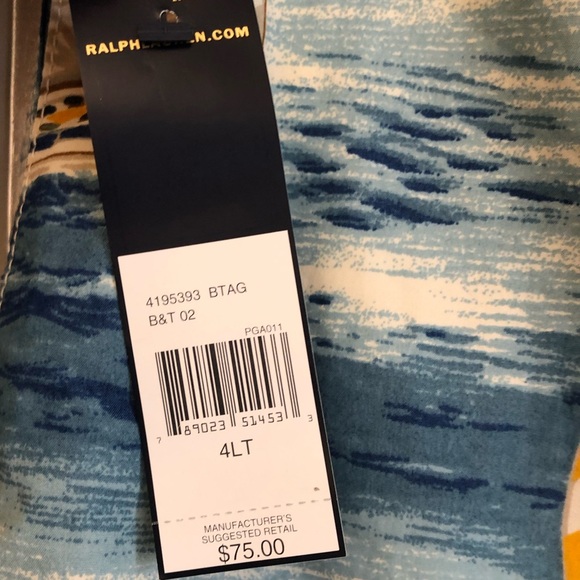 Polo by Ralph Lauren Men Sz 4LT Swim Trunks - Picture 7 of 12